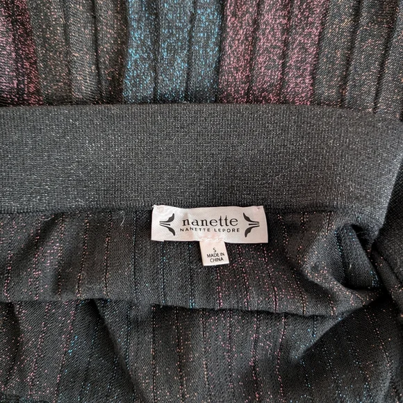 Nanette Lepore Midi Skirt -- multi color shimmer -- Size S - Picture 5 of 5